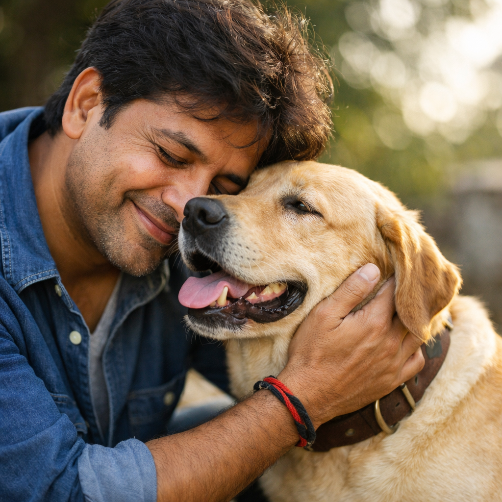 A moment with your pet - original photo