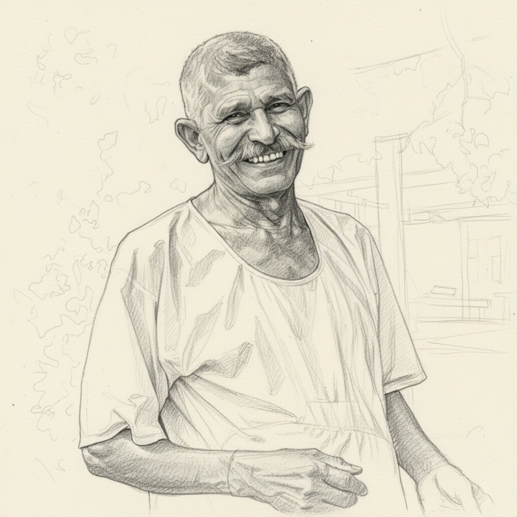 A portrait worth framing - pencil sketch